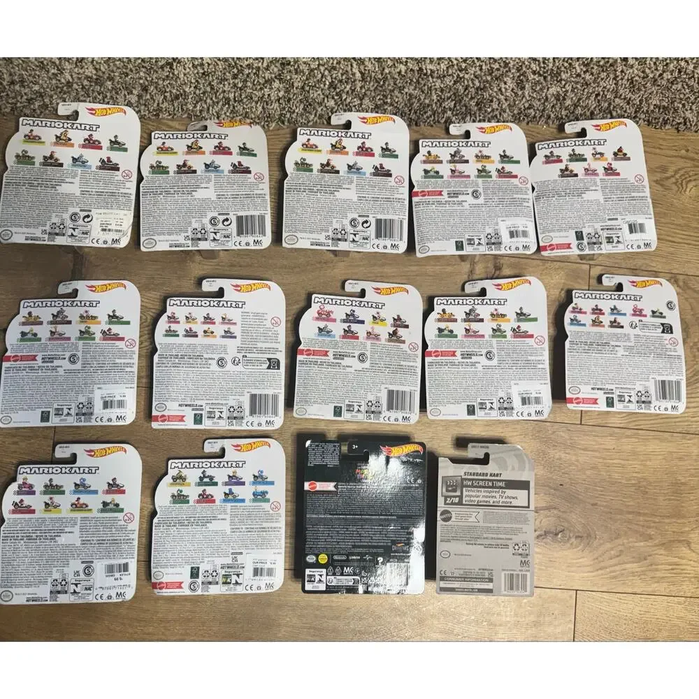 Hot Wheels Mario Kart lot of 14 - READ